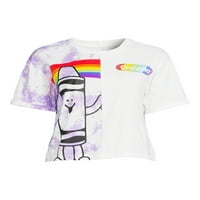 Crayola Juniors'Grafik Bölünmüş Skimmer Tişört