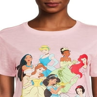 Disney Prensesleri Kadın Örgü Tişört