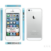 Apple iPhone 5 için Cellet Mavi ve Beyaz Tampon Proguard Kılıfı