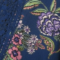 Çan Kollu Romantik Çingene Artı Boyutu Kravat Ön Katmanlı Midi Elbise