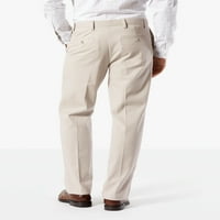 Dockers Erkek Klasik Düz Önü Kolay Haki Pantolon Streç