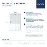 Custom Essentials Koleksiyonu, kablosuz ışık filtreleme hücresel gölge, Krem, 1 2 Genişlik 48 Uzunluk