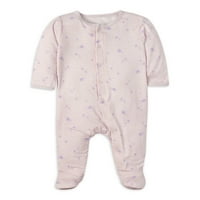 Modern Anlar Gerber Süper Yumuşak Bebek Unise Uyku 'n Oyun Ayaklı Pijama, Boyutları Preemie-6 9M