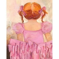 Oopsy Daisy's Melek Balerin Kızıl Saç Tuval Duvar Sanatı, 14x18