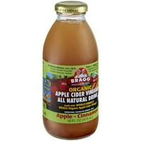 Bragg Organik Elma-Tarçınlı Elma Sirkesi Tüm Doğal içecekler, fl oz, say
