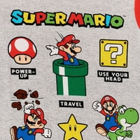 Super Mario Bros Erkek Çocuk Pijamaları, 2 Parça Set