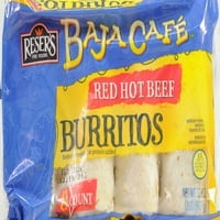 Reser's Fine Foods® Baja Cafe® Kırmızı Sıcak Sığır Burritoları oz. Çanta