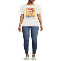 Kısa Kollu Frida Kadın Grafik Tişört