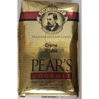 Pear's Gourmet Creme Brulee Öğütülmüş Kahve, Hafif Rosto, Oz