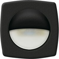 SeaSense LED gömme yol arkadaşı ışık, siyah kapak beyaz LED