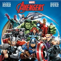 Trendler Uluslararası Marvel Avengers Duvar Takvimi ve Manyetik Çerçeve