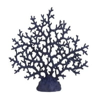 Decmode Kıyı mavisi mercan ağacı polystone heykel, Mavi
