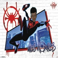 Marvel Sinematik Evren-Örümcek Adam-Örümcek Ayetine- Mil Duvar Posteri, 22.375 34