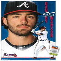 Atlanta Braves- Dansby Swanson Duvar Posteri, 22.375 34