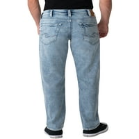 Gümüş Jeans A.Ş. Erkek Eddie Rahat Kesim Daralan Bacak Kot Pantolon, Bel Ölçüleri 28-44