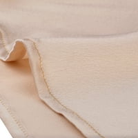 Benzersiz Pazarlık kadın Düğme Aşağı Gömlek Kravat Boyun Saten Bluz İş Casual Tops