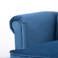 Irene Inevent Accent Sandalye Kadife Kumaş Boş Sandalye Ahşap Çerçeve Yastıklı Koltuk iç mekan mobilyası Seti, Tip