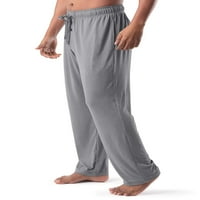 George erkek ve Büyük erkek Besleme Çizgili Örgü Uyku Pijama Pantolon, S-5XL