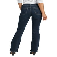 Gümüş Jeans A.Ş. Kadın Suki Orta Rise Bootcut Kot Pantolon, Bel Ölçüleri 24-36