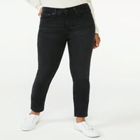 Ücretsiz Montaj kadın Rahat Yüksek Katlı Skinny Jeans