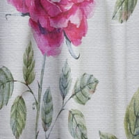 Designart 'Blossom Pink VIII' Çiçekli Perde Paneli