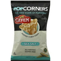 Gefen PopCorners Deniz Tuzu Patlamış Mısır Cipsi, oz