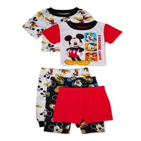 Mickey Mouse'a Özel 5 Parça Pijama Takımı, 12M-5T Bedenler