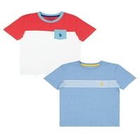 S. Polo Assn. Erkek Modası Tişört, 2'li Paket, 4-18 Beden