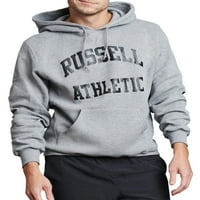 Russell Athletic Erkek Dri-Power İkonik Kemerli Grafik Polar Kapüşonlu Sweatshirt
