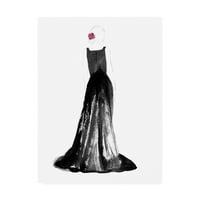 Marka Güzel Sanatlar 'Siyah Elbise I' Tuval Sanatı Alicia Ludwig