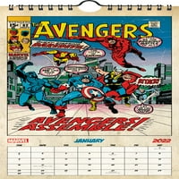 Marvel Çizgi Romanları Mini Poster Takvimi