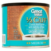 Büyük bir değer Caff Çekilmiş Kahve, Orta Kızartma, 25. oz