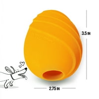 Nylabone Eggi İnteraktif Küçük Köpek Oyuncak, Hafif Kabarık Tedavi Oyuncak, Yaratıcı Oyun