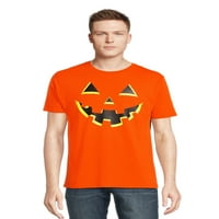 Erkek Cadılar Bayramı Jack-o'-Lantern grafikli tişört, Sonbahar Kısa Kollu T Gömlek Yol Kutlamak, Boyutları S-3XL
