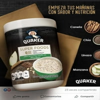 Quaker Süper Gıda Elma Tarçın Anında Yulaf Ezmesi 10.6 oz Tek Paketlenmiş Sıcak Tahıl Kahvaltı